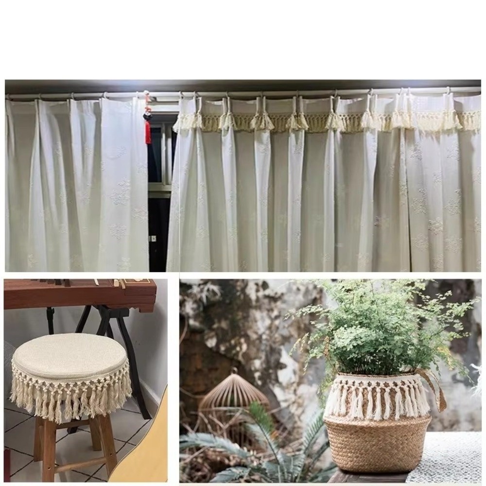 Tassel Fringe Trim - Fita de Franjas de Algodão de