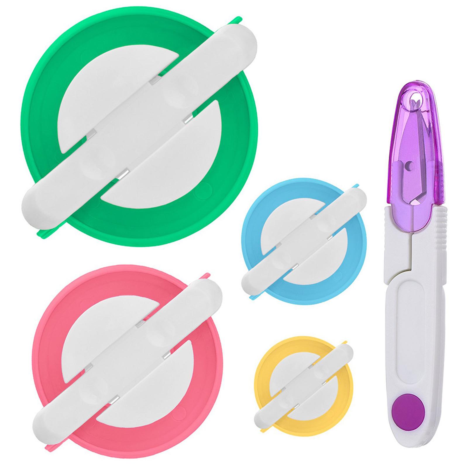 Pom Pom Maker Tool - Fazedor de Pompons: Kit de Tricô