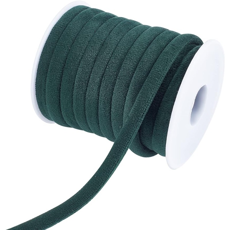 Velvet Ribbon Roll - 1 rolo 10m 8mm cabo de