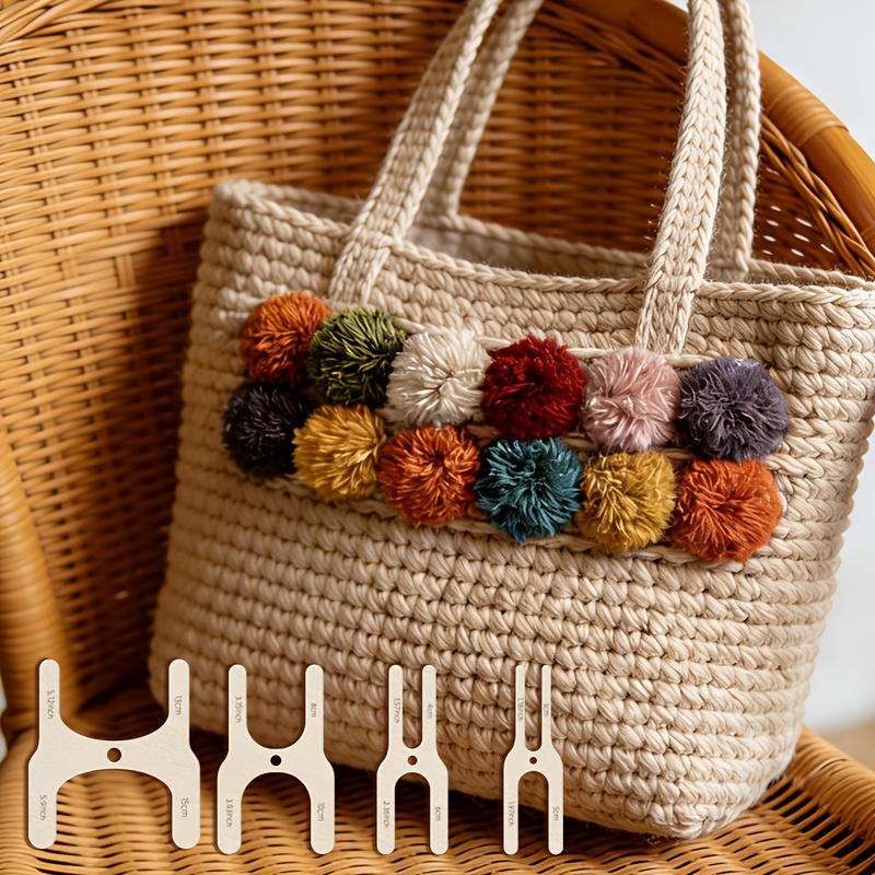 Pom Pom Maker Tool - Conjunto de 4 Peças para Fazer
