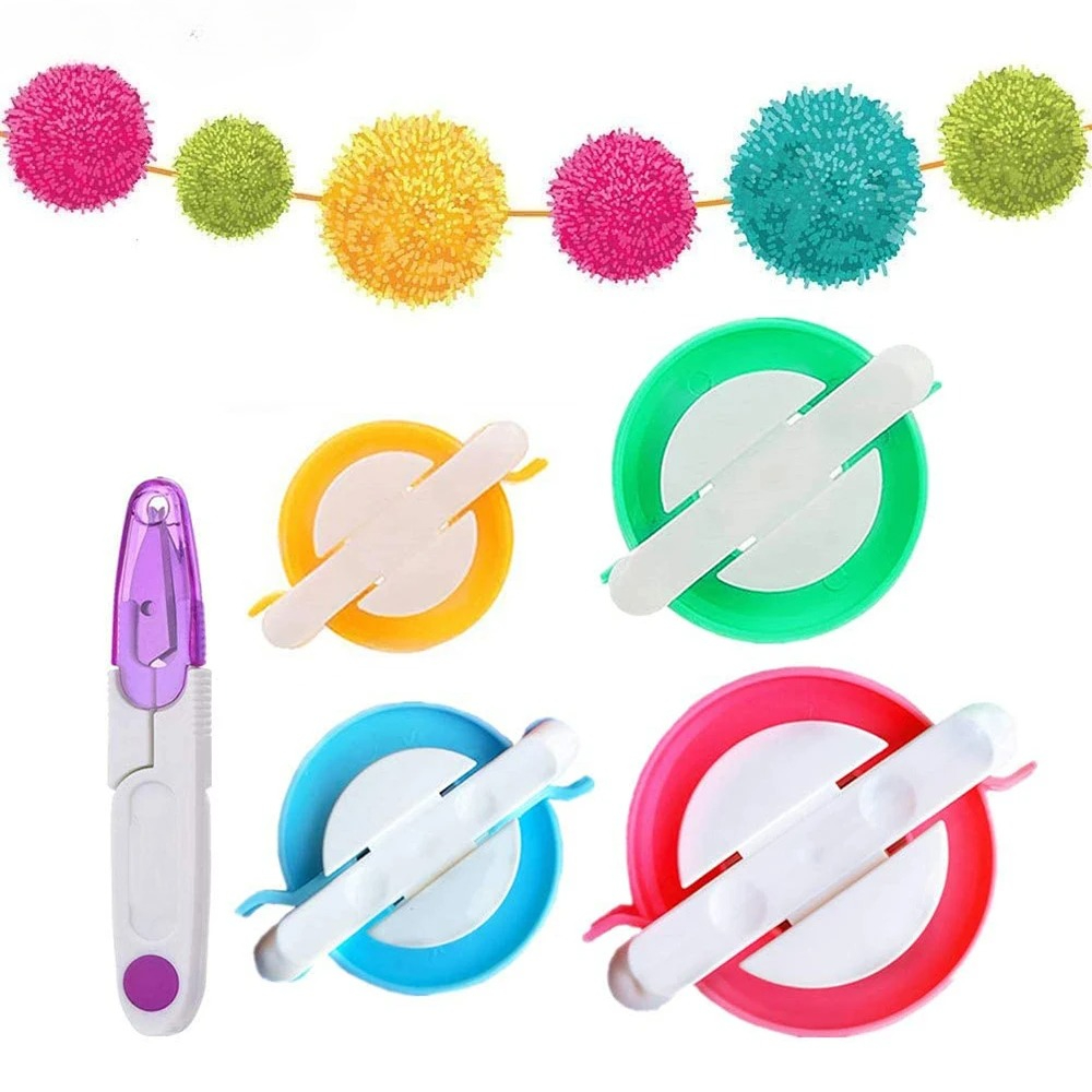 Pom Pom Maker Tool - Kit de fabricante de pom pom