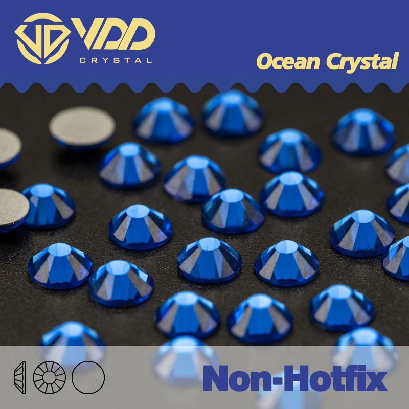 Hotfix Rhinestone Sheet - Vdd 029 capri azul strass não-hotfix