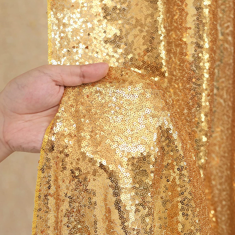 Cortinas de fundo de lantejoul - Sequin Fabric Panel avaliação e preço