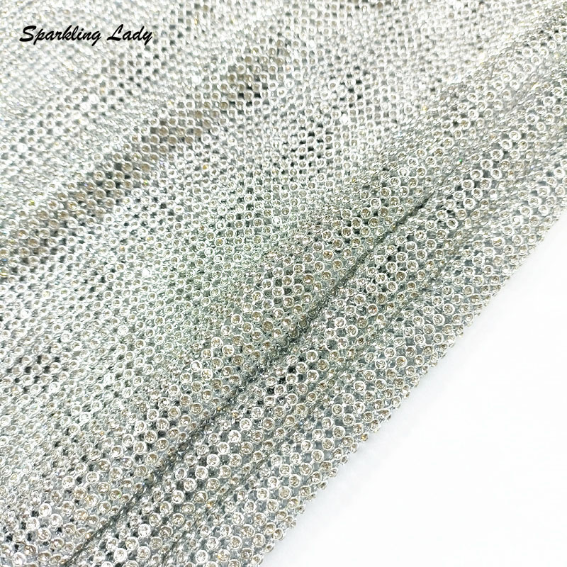 Tecido de Malha de Alumínio co - Crystal Mesh Fabric avaliação e preço