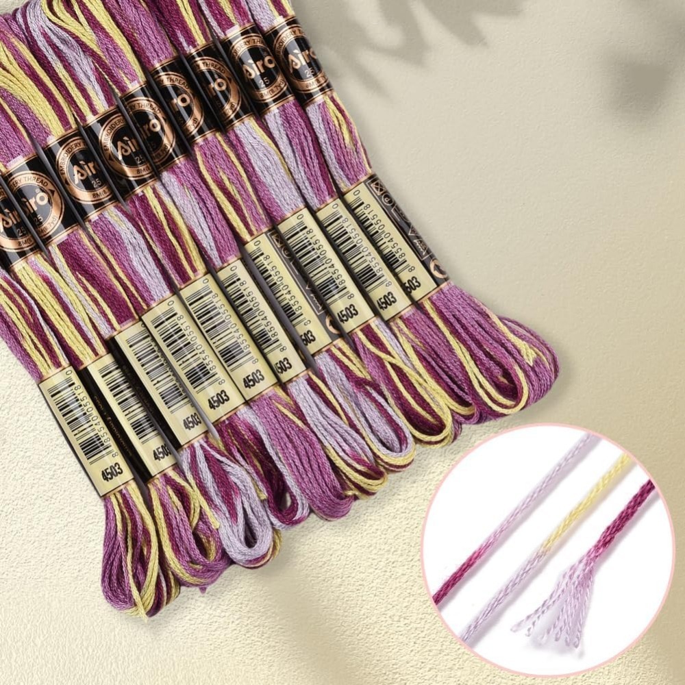 6 fios roxo variegado bordado  - Embroidery Embellishments avaliação e preço