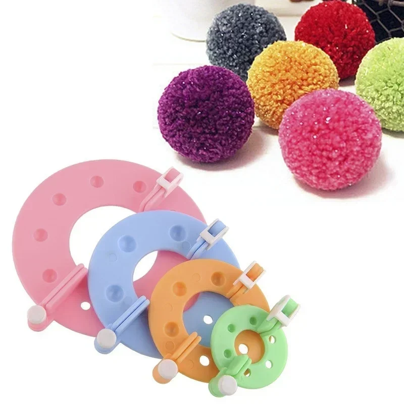 8 pçs 4 tamanhos fluff bola te - Pom Pom Maker Tool avaliação e preço