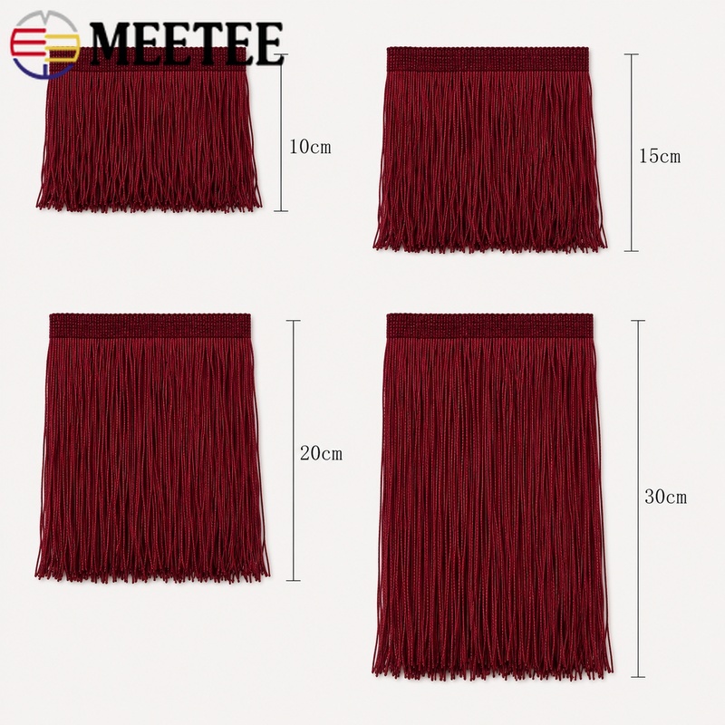 Franja de Borlas Vermelhas de  - Fringe Ribbon Sewing avaliação e preço