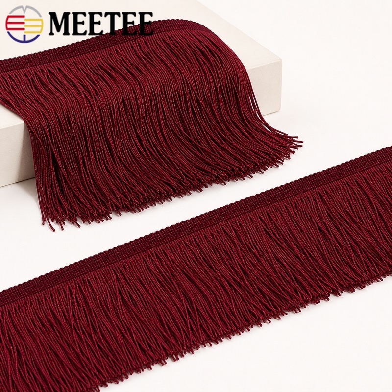 Franja de Borlas Vermelhas de  - Fringe Ribbon Sewing avaliação e preço