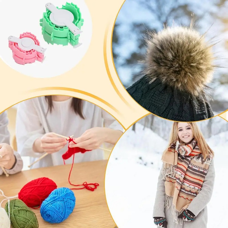 Pom pom fabricante fluffs bola - Pom Pom Maker Tool avaliação e preço