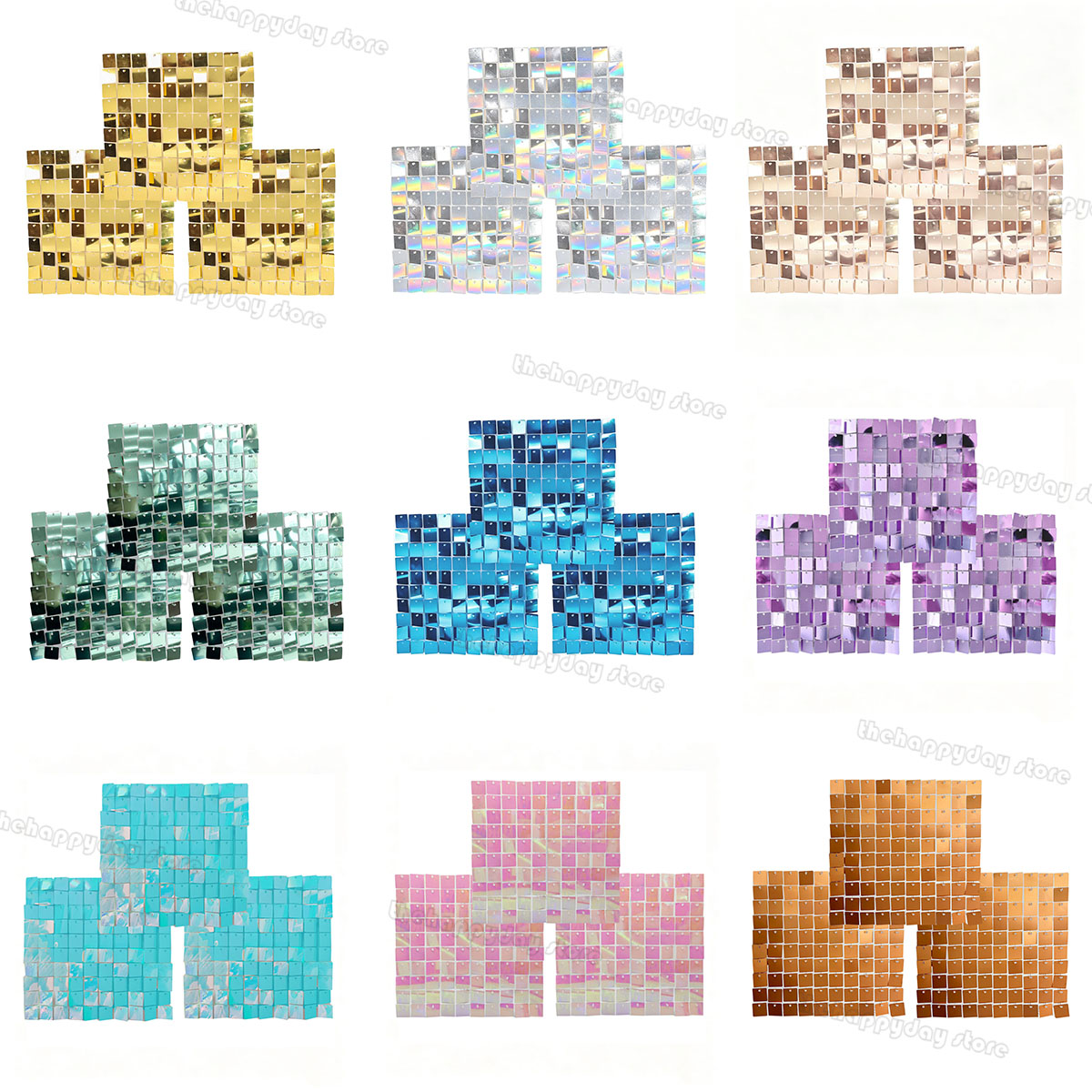 Painéis de Fundo Brilhantes pa - Sequin Fabric Panel avaliação e preço