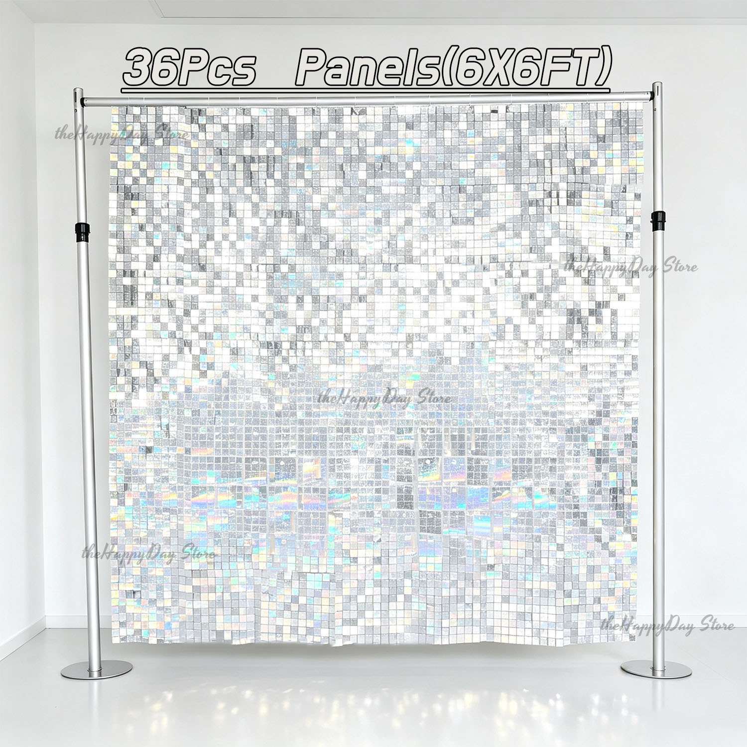 Painéis de Fundo Brilhantes pa - Sequin Fabric Panel avaliação e preço