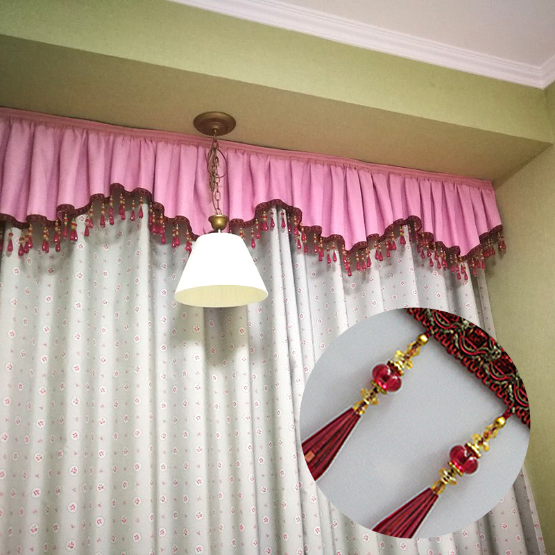 1m pingente de cristal borla g - Beaded Trim Fringe avaliação e preço