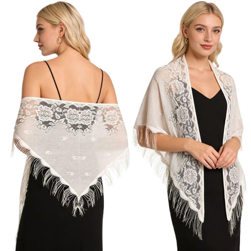 Xale de Noiva com Franjas e Bo - Tassel Fringe Trim avaliação e preço