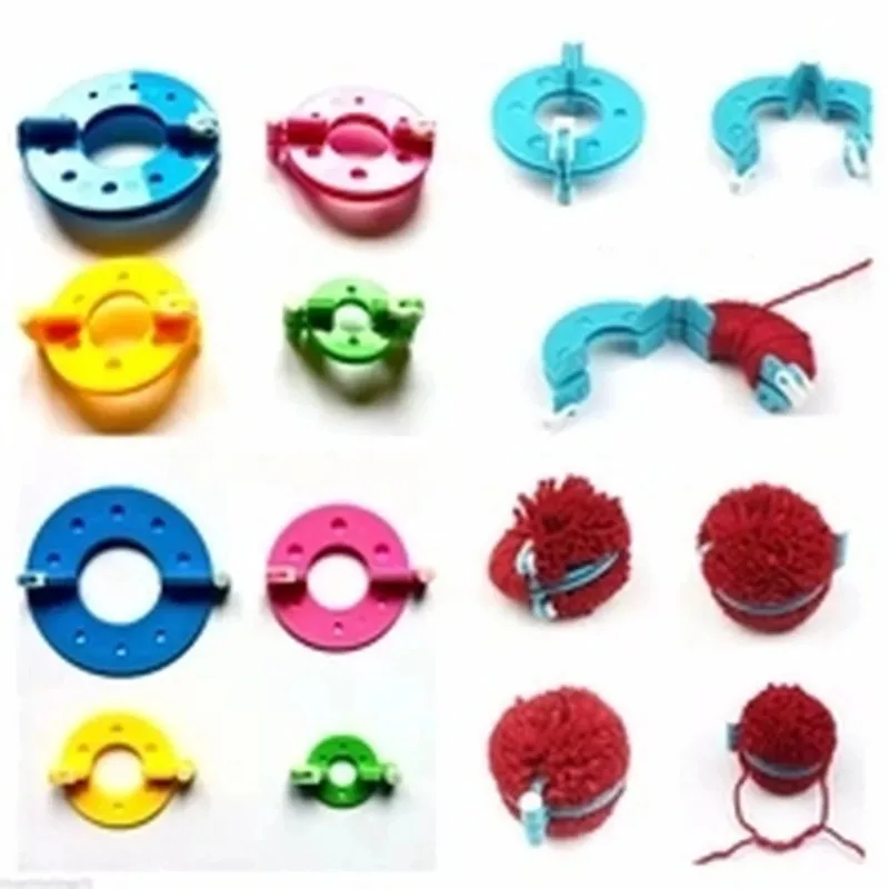 8 pçs 4 tamanhos bola de fluff - Pom Pom Maker Tool avaliação e preço