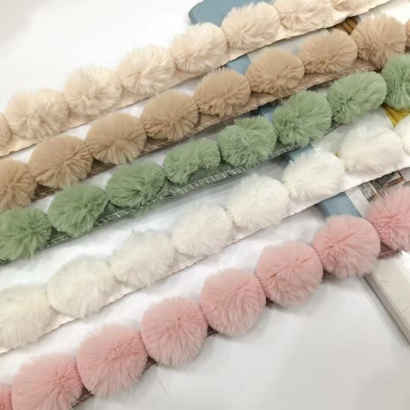 Franja de Renda com Pompons de - Fringe Ribbon Sewing avaliação e preço