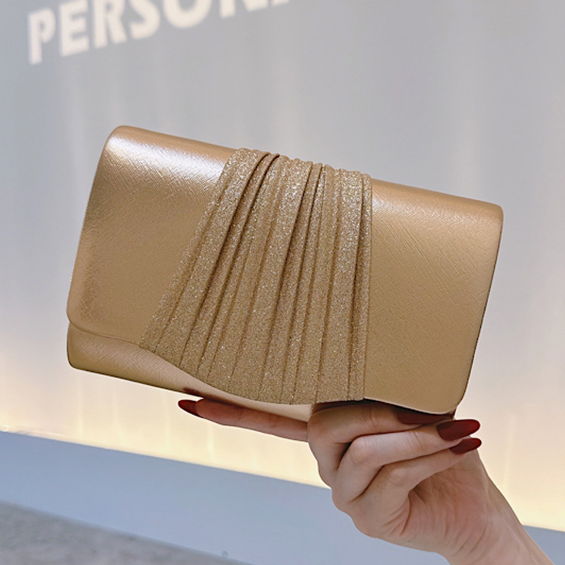 Bolsa de mão pequena dourada p - Tassel Fringe Trim avaliação e preço